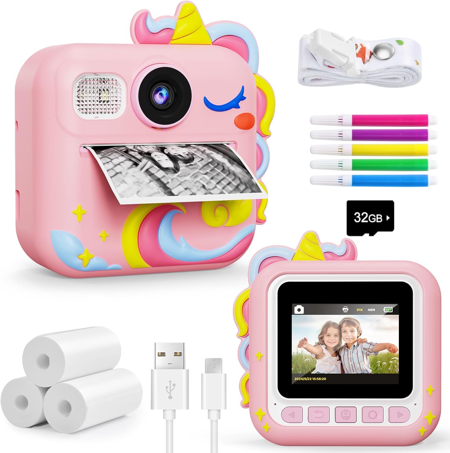 Kids Camera Instant Print
